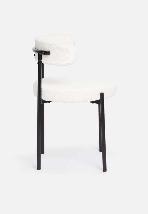Sixth Floor - Anna sherpa dining chair - natural