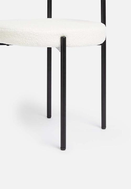 Sixth Floor - Anna sherpa dining chair - natural