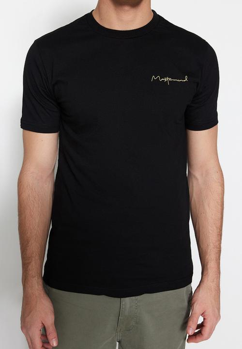 Trendyol - Lance chest embriodered tee - black
