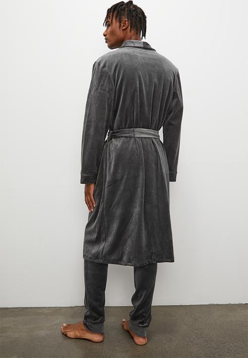 STYLE REPUBLIC - Velour robe - grey