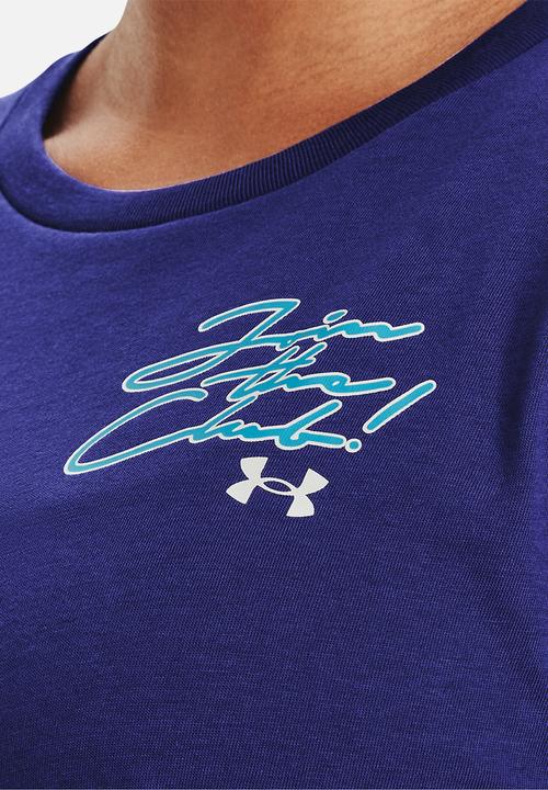Under Armour - Ua join the club short sleeve - sonar blue/white