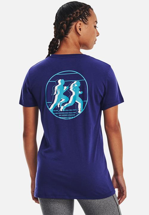 Under Armour - Ua join the club short sleeve - sonar blue/white