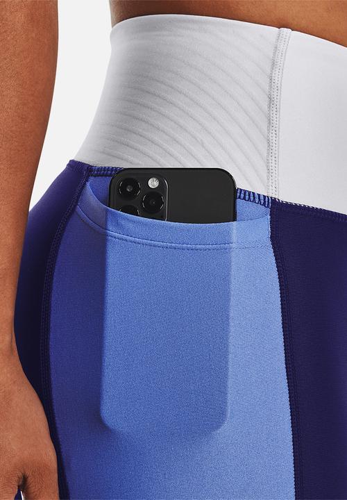Under Armour - Armour blocked ankle legging - sonar blue/white