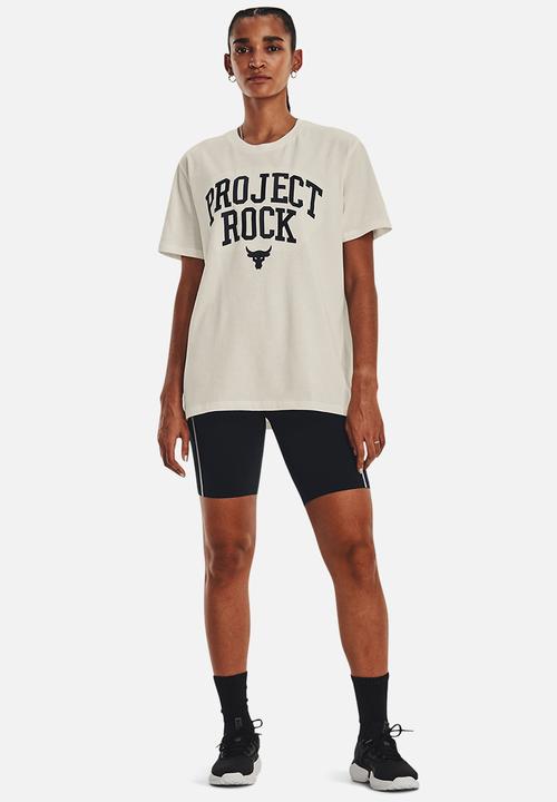 Under Armour - Pjt rock hwt campus t - ivory/black/white