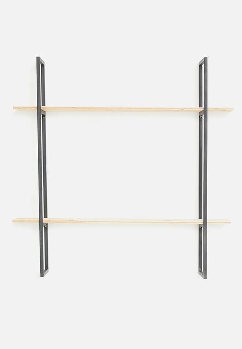 Sixth Floor - Belle wall shelf - natural & black