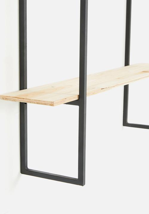 Sixth Floor - Belle wall shelf - natural & black