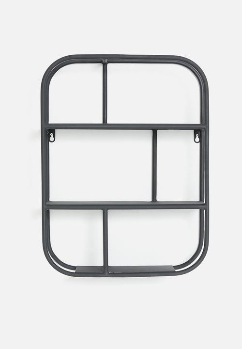 Sixth Floor - Capri wall shelf - black