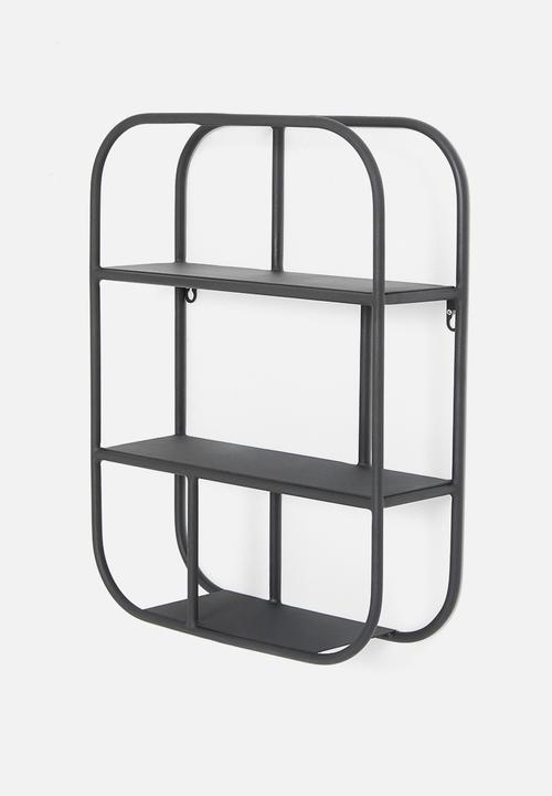 Sixth Floor - Capri wall shelf - black
