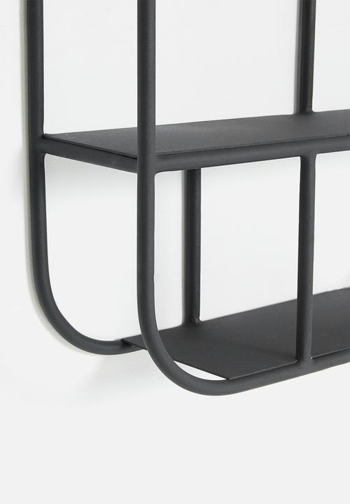 Sixth Floor - Capri wall shelf - black