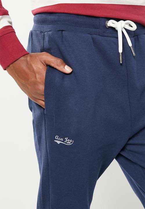 Aca Joe - Mens aca joe small logo jogger - navy