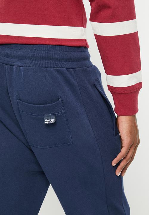 Aca Joe - Mens aca joe small logo jogger - navy