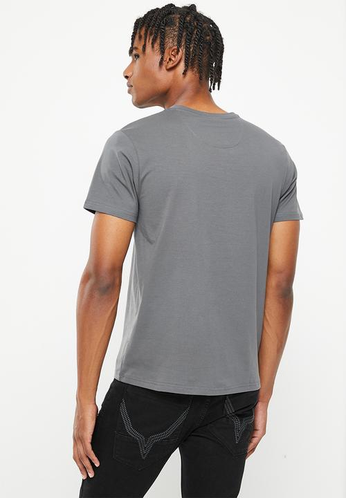 Cutty - Spice basic v-neck t-shirt - charcoal