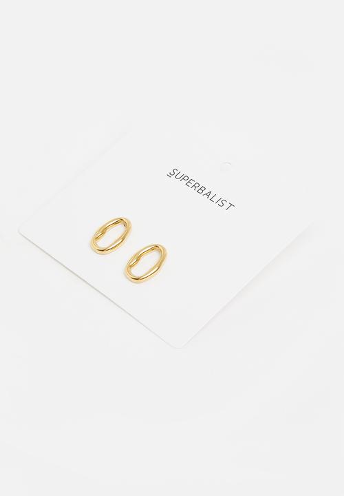 Superbalist - Eden hoop earrings - gold