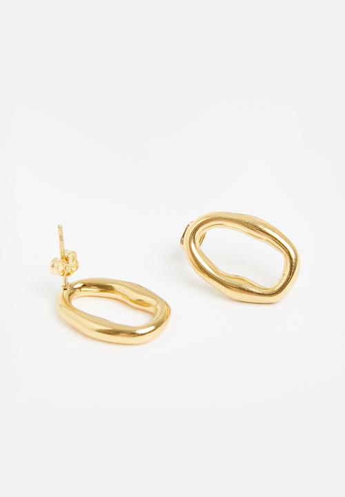 Superbalist - Eden hoop earrings - gold