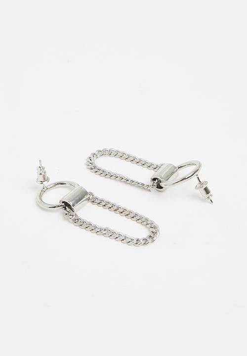 Superbalist - Chain link earrings - silver