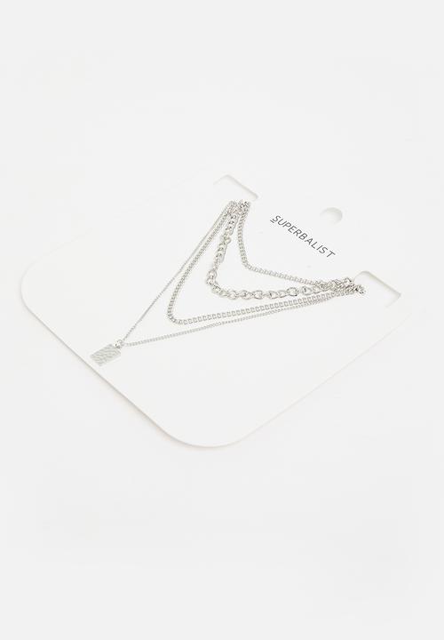 Superbalist - Taila layered necklace - silver