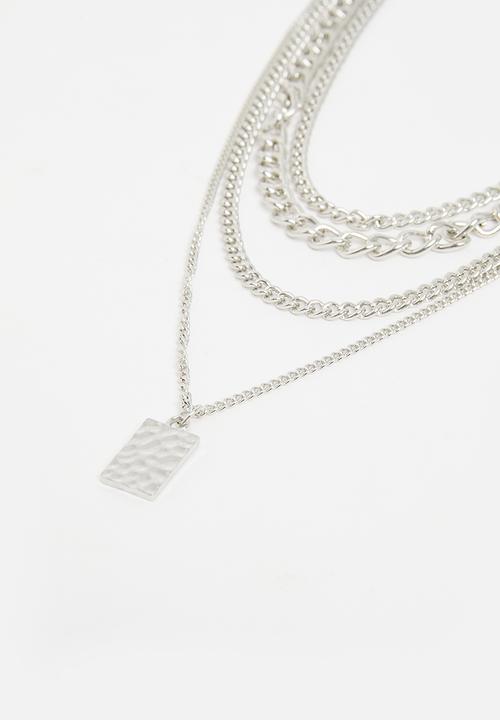 Superbalist - Taila layered necklace - silver
