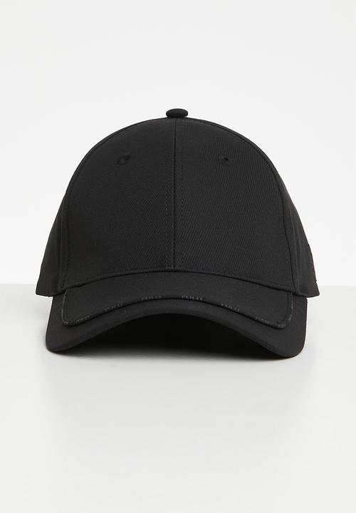 POLO - Womens 6 panel tonal - black