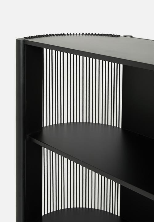 SF Collection - Tamana wide shelving unit - black