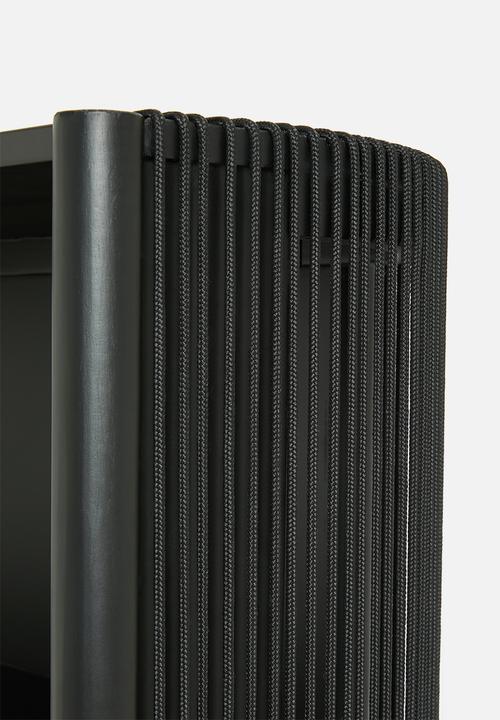 SF Collection - Tamana wide shelving unit - black
