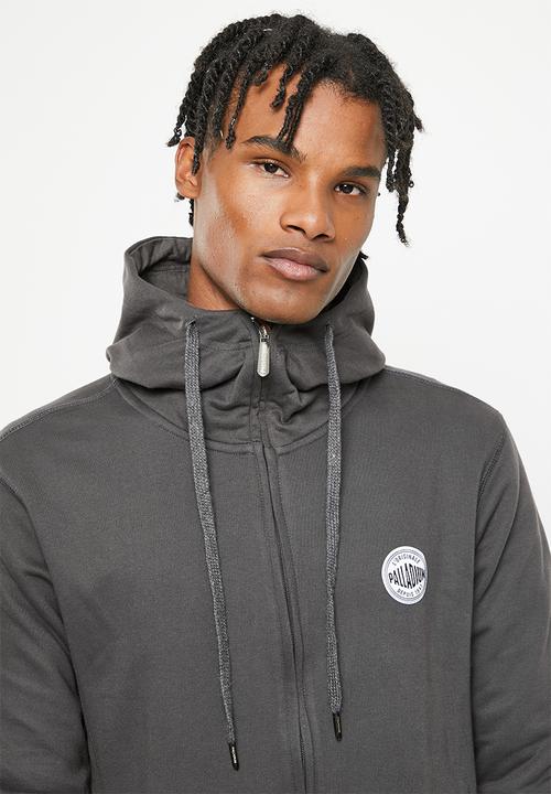 Palladium - Palladium zip thru hoodie - charcoal