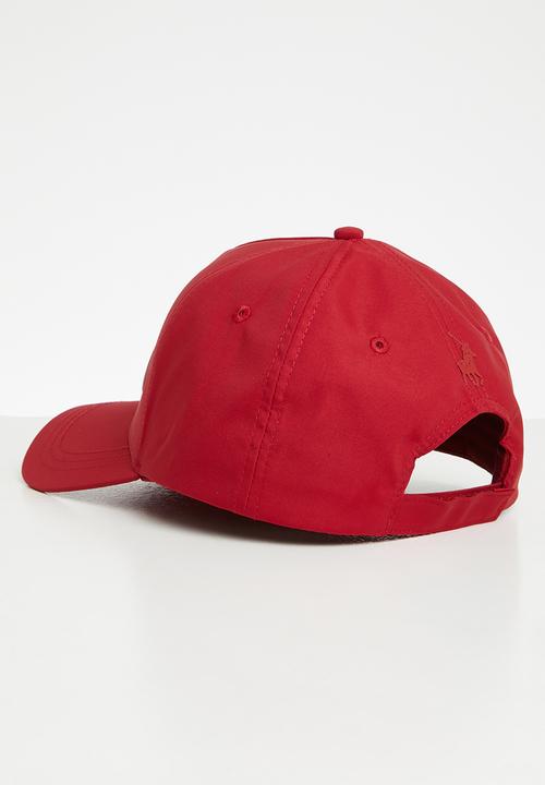 POLO - 6 Panel pyramid polo peak - red 