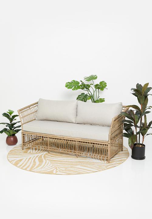 Sixth Floor - Lillysand outdoor lounge sofa - natural