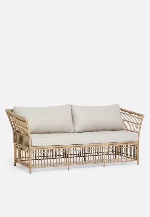 Sixth Floor - Lillysand outdoor lounge sofa - natural