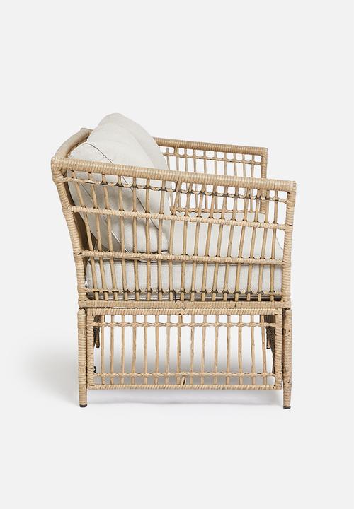 Sixth Floor - Lillysand outdoor lounge sofa - natural