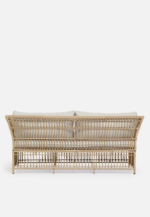 Sixth Floor - Lillysand outdoor lounge sofa - natural