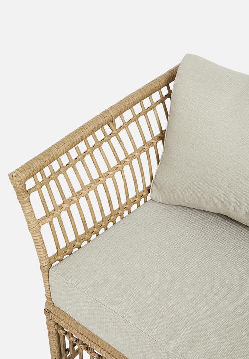 Sixth Floor - Lillysand outdoor lounge sofa - natural