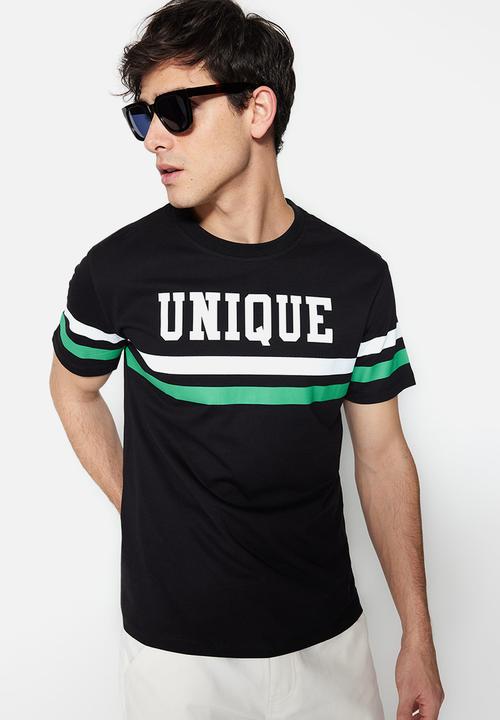 Trendyol - Unique logo t-shirt - black