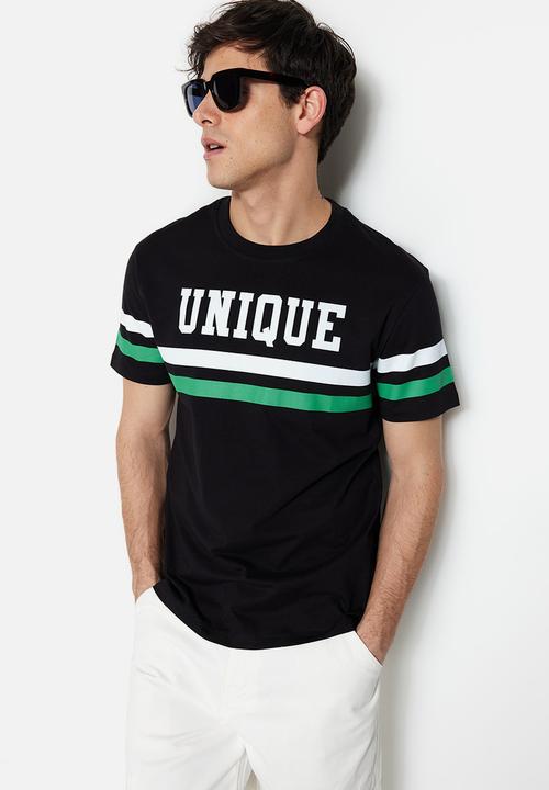 Trendyol - Unique logo t-shirt - black