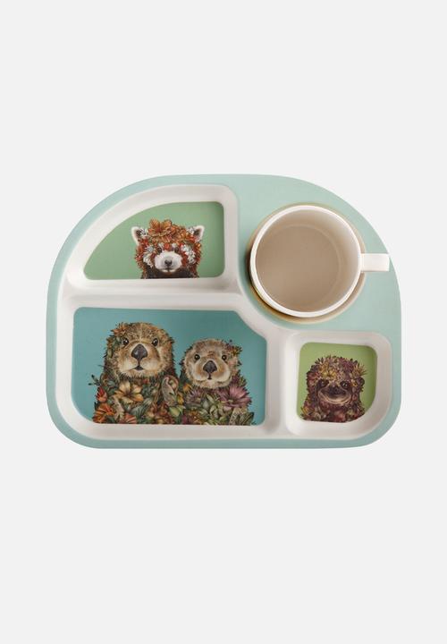 Maxwell & Williams - Wildplanet 3 piece dinner set - blue