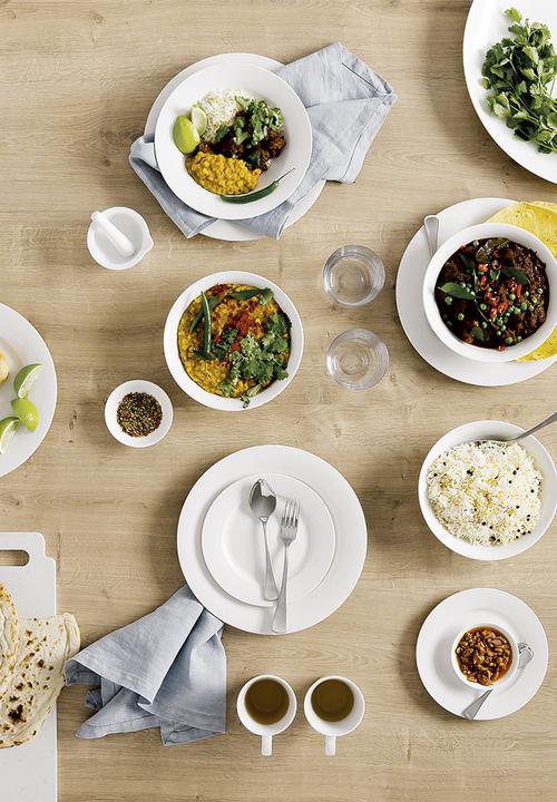 Maxwell & Williams - Euro rim dinner set of 12 - white