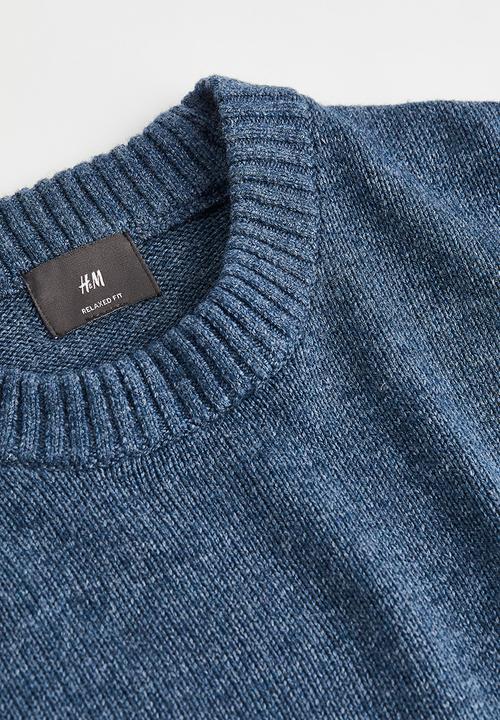 H&M - Relaxed fit jumper - blue marl