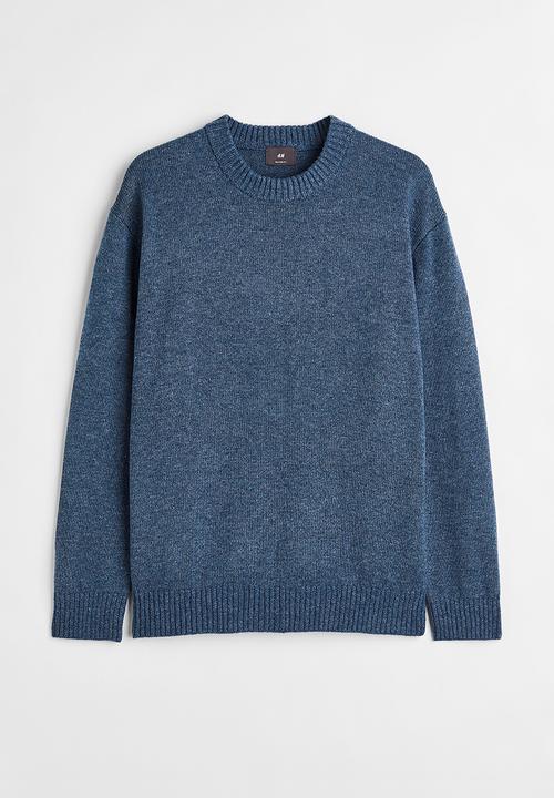 H&M - Relaxed fit jumper - blue marl