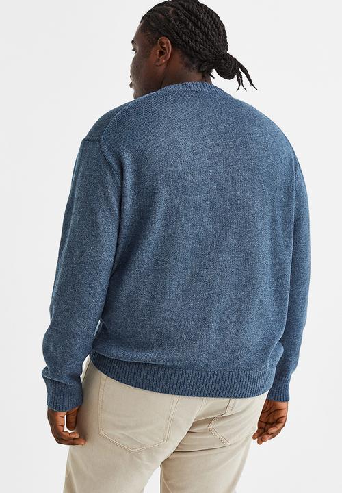H&M - Relaxed fit jumper - blue marl