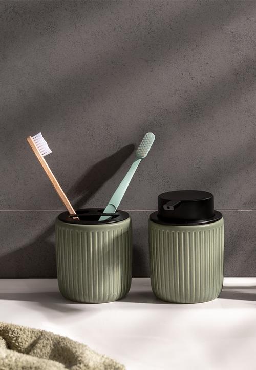 Present Time - Neat bathroom set - grayed jade