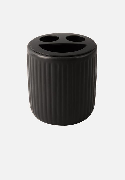 Present Time - Neat bathroom set - black