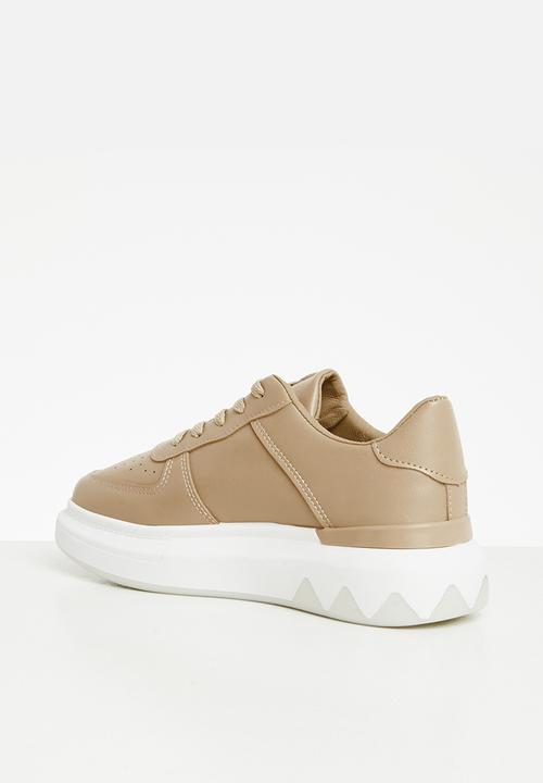 Jada - Chain detail sneaker - beige