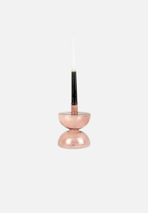 Present Time - Diabolo candle holder - faded pink
