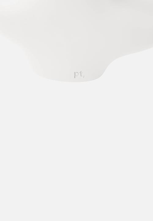 Present Time - Curves organic small vase - white