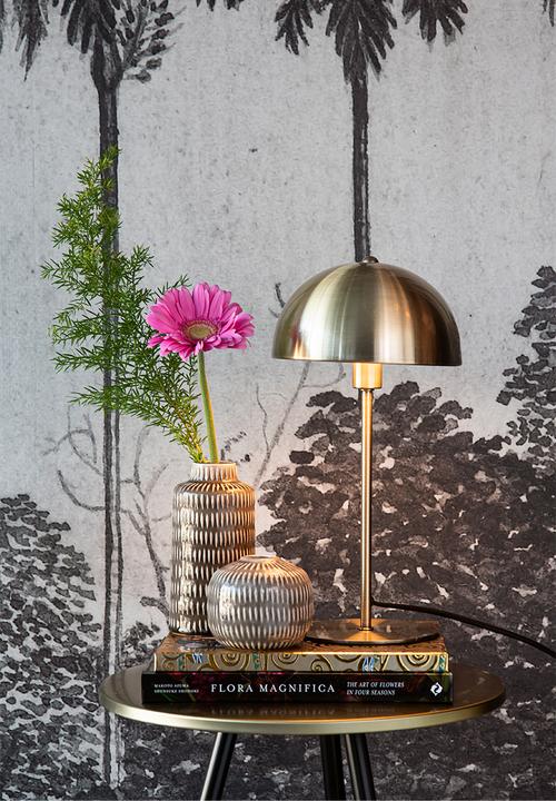 Present Time - Table lamp bonnet metal - antique gold