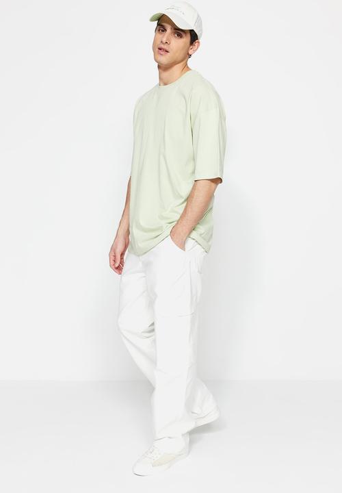 Trendyol - Relaxed oversized T-shirt - mint