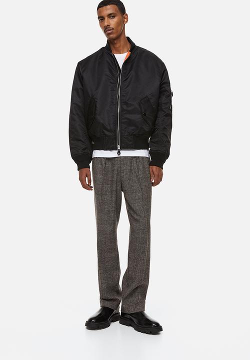H&M - Relaxed fit bomber jacket - black