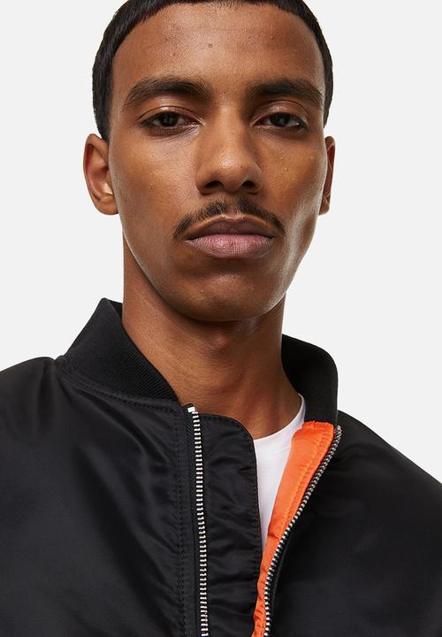 H&M - Relaxed fit bomber jacket - black