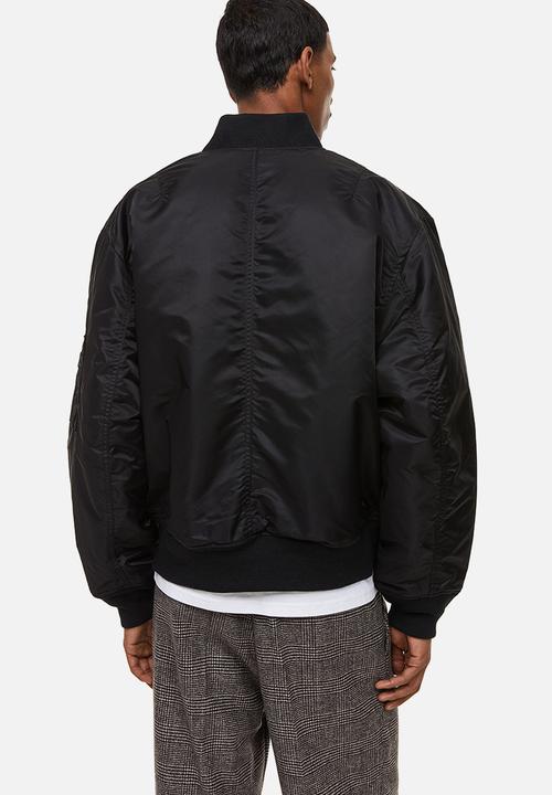 H&M - Relaxed fit bomber jacket - black
