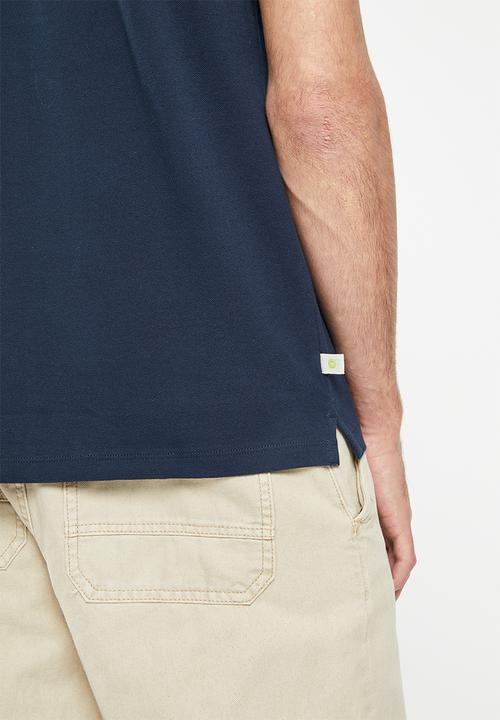 urban° - Mens urban core pique golfer - navy