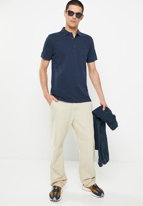 urban° - Mens urban core pique golfer - navy